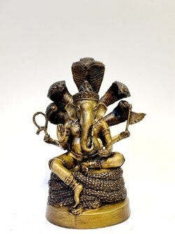 พระพิฆเนศ บัลลังก์นาคราช หน้าตัก 5 นิ้ว