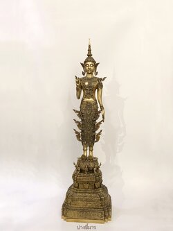 พระพุทธรูป ปางชี้มาร ทรงเครื่องจักรพรรดิ์ หน้าตัก 9 นิ้ว