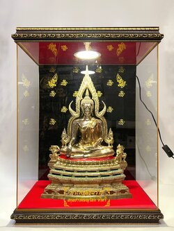 พระพระพุทธชินราชจำลอง รุ่น 666 ปี ทวีโชค หน้าตัก 9 นิ้ว หมายเลข 59