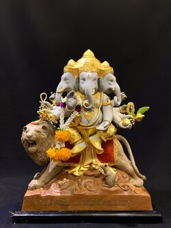 พระเหรัมภะคณปติ (พระพิฆเนศ 5 เศียร)