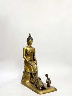 พระพุทธรูป ปางเลไลย์ (ประจำวันพุธกลางคืน) หน้าตัก 8 นิ้ว