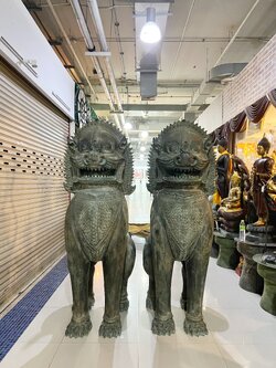 สิงโต (คู่) ขนาดใหญ่