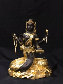 ตัวอย่างงานลงรักปิดทองคำเปลว(ลาย)