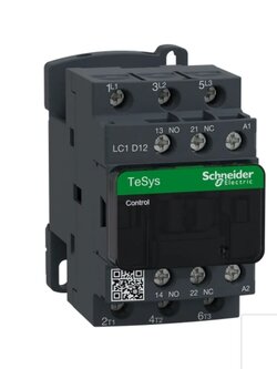 Schneider Magnetic Contactor LC1D12M7 ,Coil 220V, 12A