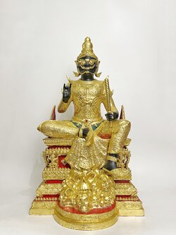 ท้าวเวสสุวรรณ รุ่นครองเมือง บัลลังก์พุดตาน สูง 79 cm.