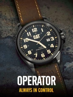 CAT Watches PU.161.35.114 OPERATOR date Caterpillar watches