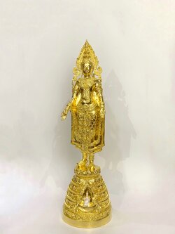 พระพุทธมหาจักรพรรดิ ปางเปิดโลก สูง 32 นิ้ว