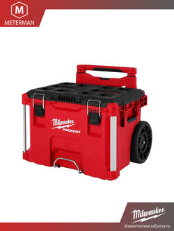 Milwaukee PACKOUT 48-22-8427 กล่องเครื่องมือ Packout ล้อลากพร้อมก้านจับ