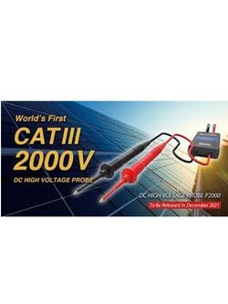 HIOKI P2000 โพรบวัดไฟฟ้ากระแสตรงระดับ 2000V