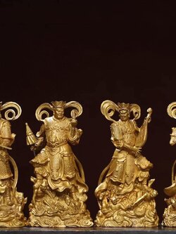 Pre-Order : สี้ไต๋เทียงอ้วง ท้าวจตุโลกบาล สูง 24 cm