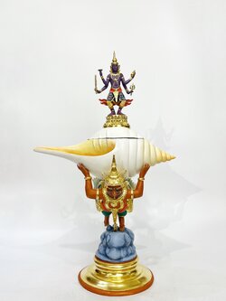 บาตรน้ำมนต์ พระนารายณ์ทรงครุฑ สูง 23 นิ้ว