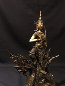 ท้าววิรูปักษ์ ท้าววิรูปักโขนาคราช หน้าตัก 5 นิ้ว