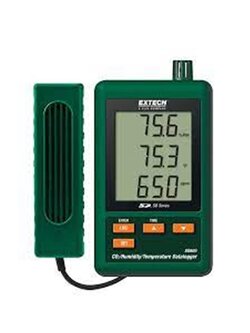 EXTECH รุ่น SD800 เครื่องวัดปริมาณก๊าซคาร์บอนไดออกไซด์ CO2, Humidity and Temperature Datalogger Records data on an SD card in Excel® format