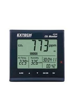 EXTECH รุ่น CO100 เครื่องวัดปริมาณก๊าซคาร์บอนไดออกไซด์ Desktop Indoor Air Quality CO₂ Measures Carbon Dioxide (CO₂)