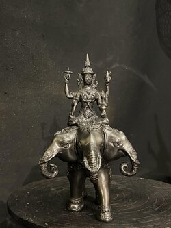 พระอินทร์ทรงช้างเอราวัณ สูง 9 นิ้ว