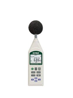 EXTECH 407780A เครื่องวัดความดังเสียงบันทึกข้อมูลได้ Integrating Sound Level Meter with USB Leq and SEL measurements with built-in datalogger and PC interface