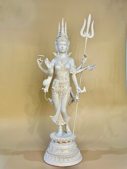 พระตรีศักติมหาเทวี สูง 30 นิ้ว