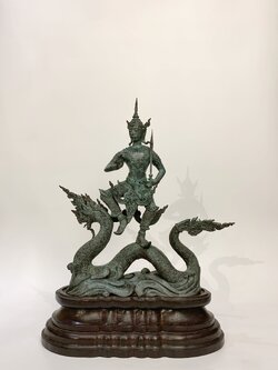 ท้าววิรูปักษ์ ท้าววิรูปักโขนาคราช หน้าตัก 5 นิ้ว