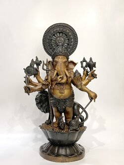 พระพิฆเนศ ปาง 51 ตา (ปางที่ 33) หน้าตัก 9 นิ้ว