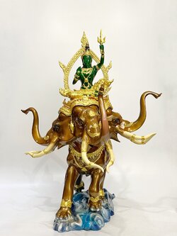 พระอินทร์ทรงช้างเอราวัณ สูง 27 นิ้ว