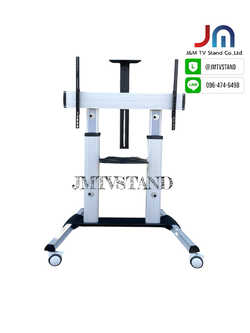 JMTVSTAND MT-F8200 ขาตั้งพื้นทีวีมีล้อเลื่อน(TV Stand) วัสดุ Aluminium อลูมิเนียม แบบล้อเลื่อนปรับสูง/ต่ำได้ 55"-98" นิ้ว{รับประกันสินค้า 3 ปี}0964746498