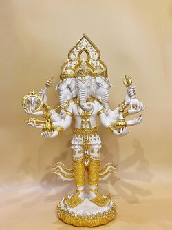 พระพิฆเนศ ปางตรีมุขคณปติ หน้าตัก 12 นิ้ว