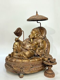 พระพิฆเนศ บรมสุข (ปางเสวยสุข) หน้าตัก 9 นิ้ว