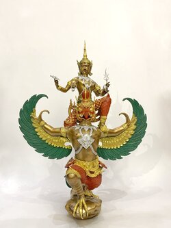 พระนารายณ์ทรงครุฑ หน้าตัก 9 นิ้ว