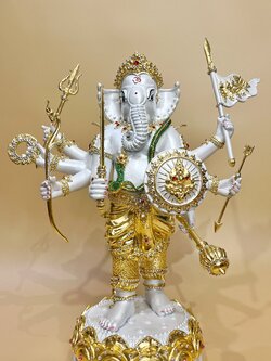 พระพิฆเนศ ปางออกศึก (พระวีระคณปติ) หน้าตัก 9 นิ้ว