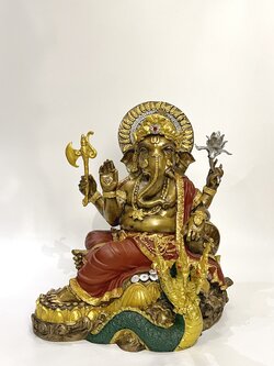 พระพิฆเนศ มหาเศรษฐีบรมสุข หน้าตัก 9 นิ้ว