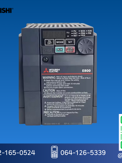 Mitsubishi Inverter FR-E800 Model:FR-E840-0.4K-1 (0.4KW/0.5HP) 3 PHASE 380 V