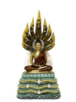 พระนาคปรก (นาค 9 เศียร) หน้าตัก 9 นิ้ว