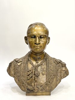 รัชกาลที่ 9 ครึ่งพระองค์ (ขนาดกลาง)