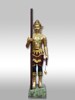 พระวิษณุกรรม หน้าตัก 16 นิ้ว (ถือไม้หลา)