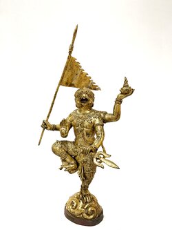 หนุมานชนะมาร ประทานพร หน้าตัก 9 นิ้ว