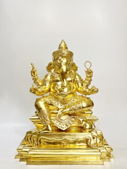 พระพิฆเนศ : พระสิทธิทากายะคณปติ หน้าตัก 9 นิ้ว (หมายเลข 15)