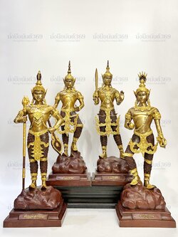 ตัวอย่างผลงาน : ท้าวจตุโลกบาล *ห้ามนำภาพไปใช้ทุกกรณี