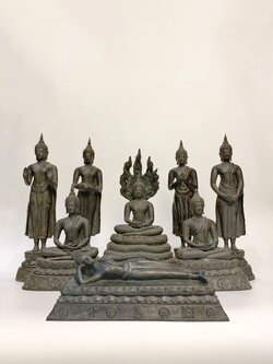 ชุด พระประจำวันเกิด (8องค์) หน้าตัก 5 นิ้ว