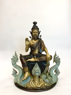 มุนีนาคราชเทวาธิบดี หน้าตัก 9 นิ้ว