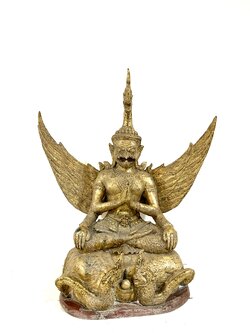 พญาครุฑ ปกปักษ์ท้องพระคลัง หน้าตัก 9 นิ้ว