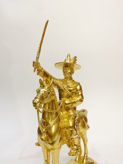 พระเจ้าตากสินมหาราช ทรงม้า หน้าตัก 5 นิ้ว