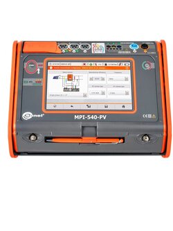 SONEL MPI-540-PV Solar/w C3-N1 เครื่องทดสอบมาตรฐานการติดตั้งทางไฟฟ้าและความปลอดภัยของระบบแปลงพลังงานแสงอาทิตย์ พร้อมแคลมป์ C3 & N2