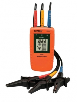 EXTECH รุ่น 480400 เครื่องวัดลำดับเฟสแบบดิจิตอล Phase Sequence Tester Displays graphical phase orientation