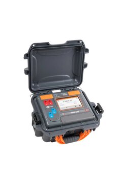 SONEL รุ่น MMR-640 เครื่องวัดความต้านทานหน้าคอนแทค 10A แบบหน้าจอสีทัชสกรีน (ไม่มีเซ็นเซอร์วัดอุณหภูมิ) ตัวเครื่องทนทานต่อสภาพแวดล้อมระดับ IP67