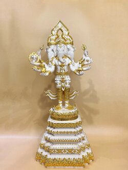 พระพิฆเนศ ปางตรีมุขคณปติ หน้าตัก 12 นิ้ว