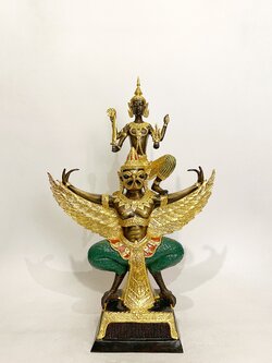 พระนารายณ์ทรงครุฑ สูง 25 นิ้ว