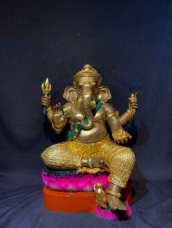 พระพิฆเนศ ปางเอกทันตะ หน้าตัก 16 นิ้ว (นั่งบัวห้อยขา)