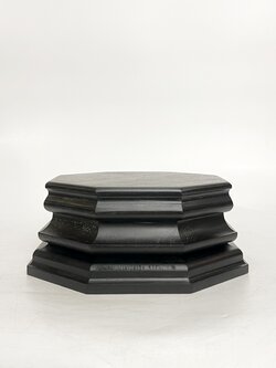 ฐานไม้มะค่า ทรงแปดเหลี่ยม