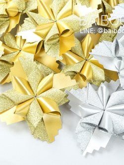 เหรียญโปรยทานพิกุล กากเพชรเงินทอง 100 ชิ้น