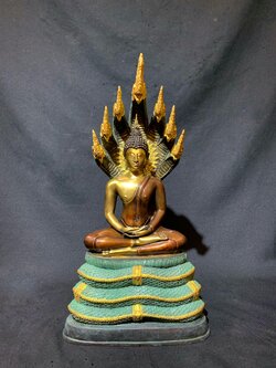 พระพุทธรูป ปางนาคปรก (ประจำวันเสาร์) หน้าตัก 8 นิ้ว